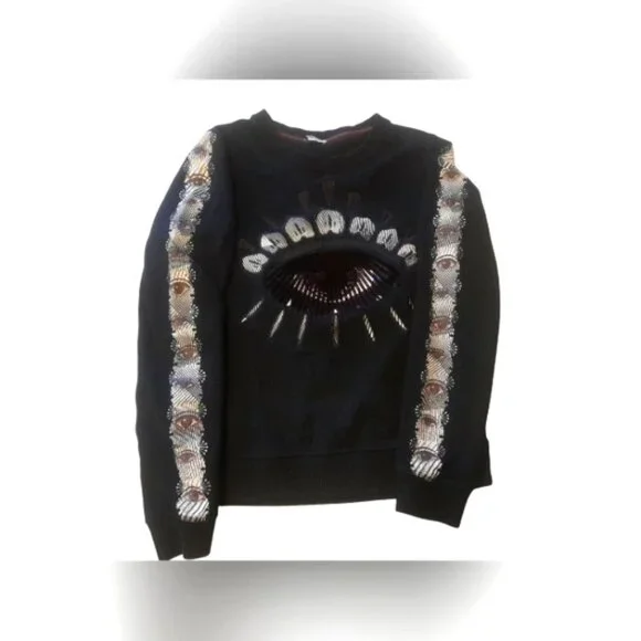 Kenzo Paris - Evil Eye Crewneck Sweater - Size: Small - Picture 1 of 10